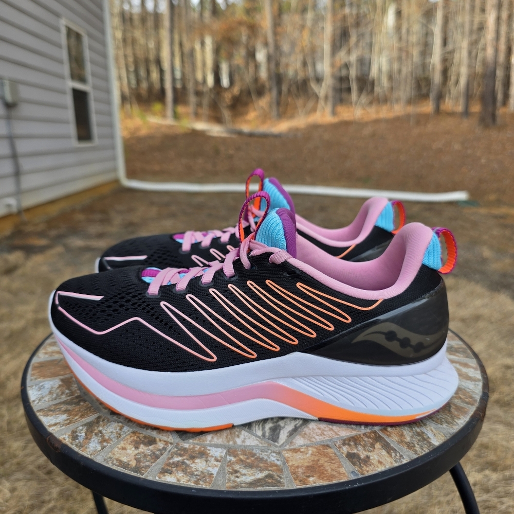 Saucony Endorphin Shift S10577-25 Black Running Shoes Sneakers Women's Size 7.5 - Picture 3 of 9